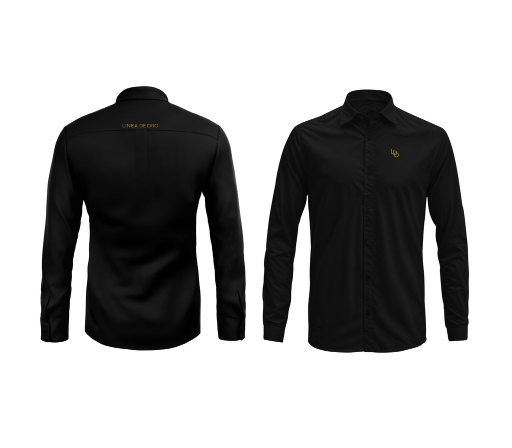 LDO Signature Long Sleeve Shirt – Black