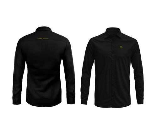 LDO Signature Long Sleeve Shirt – Black