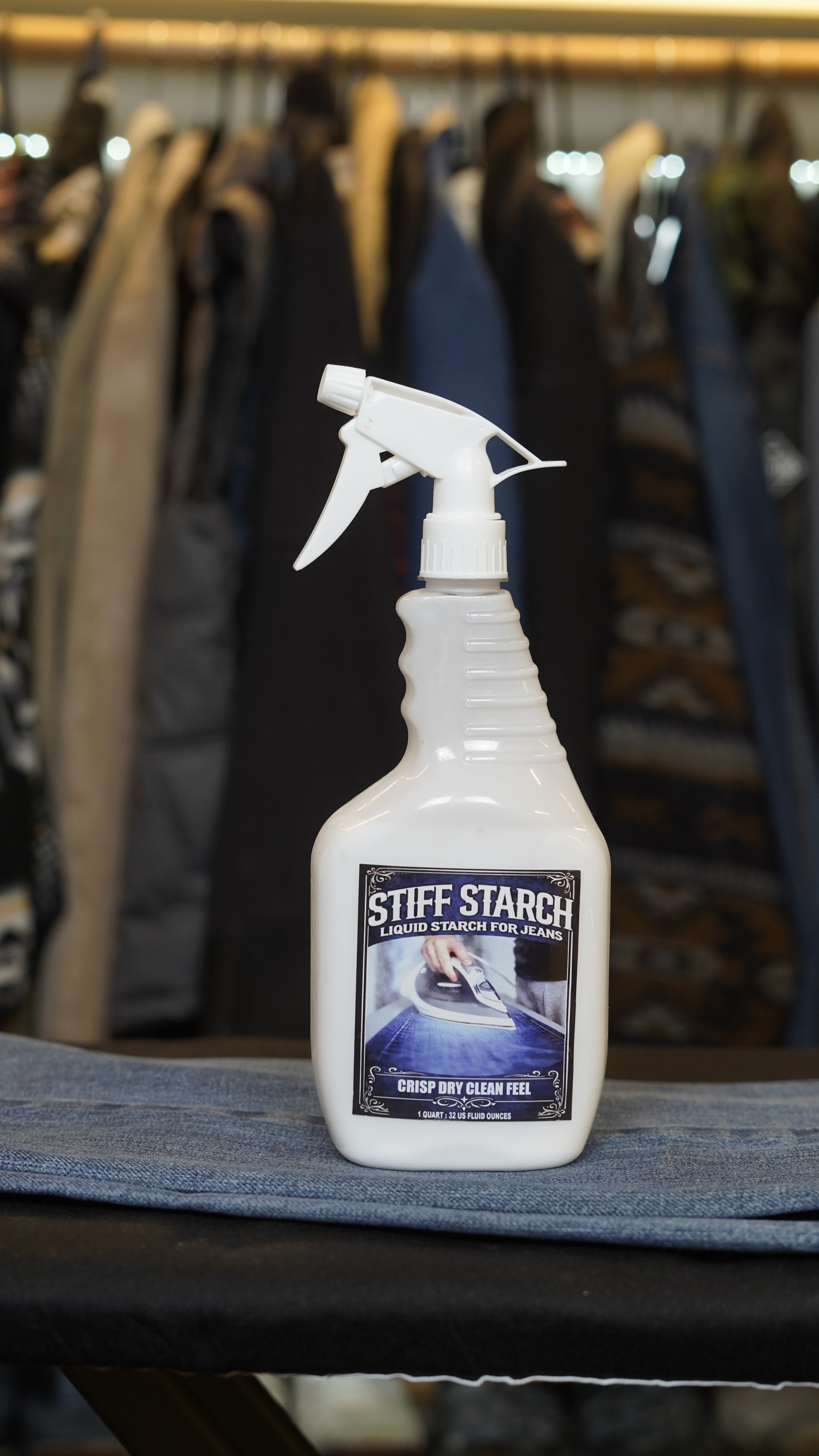 STIFF STARCH (SPRAY BOTTLE) 1QT
