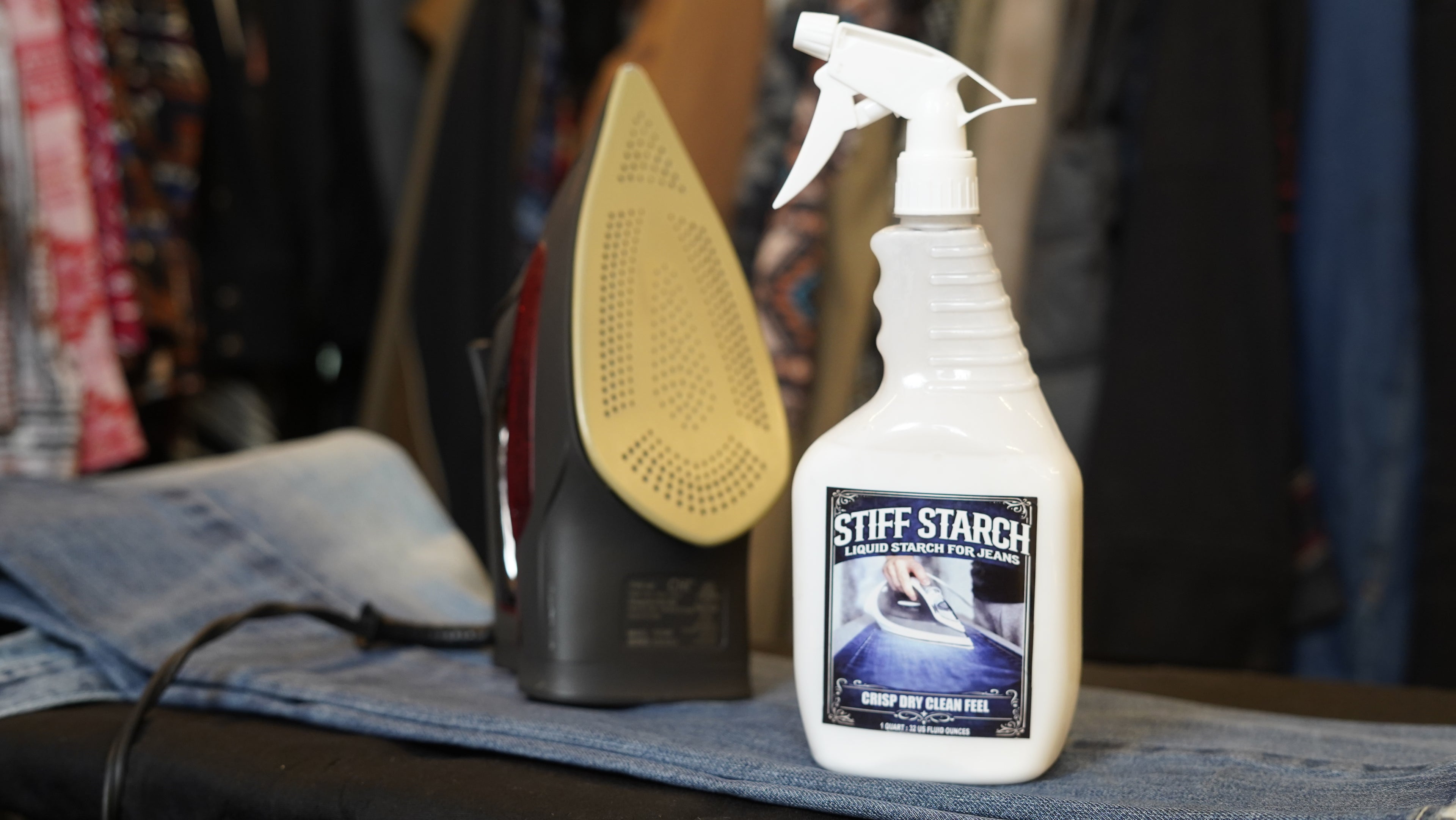 STIFF STARCH (SPRAY BOTTLE) 1QT