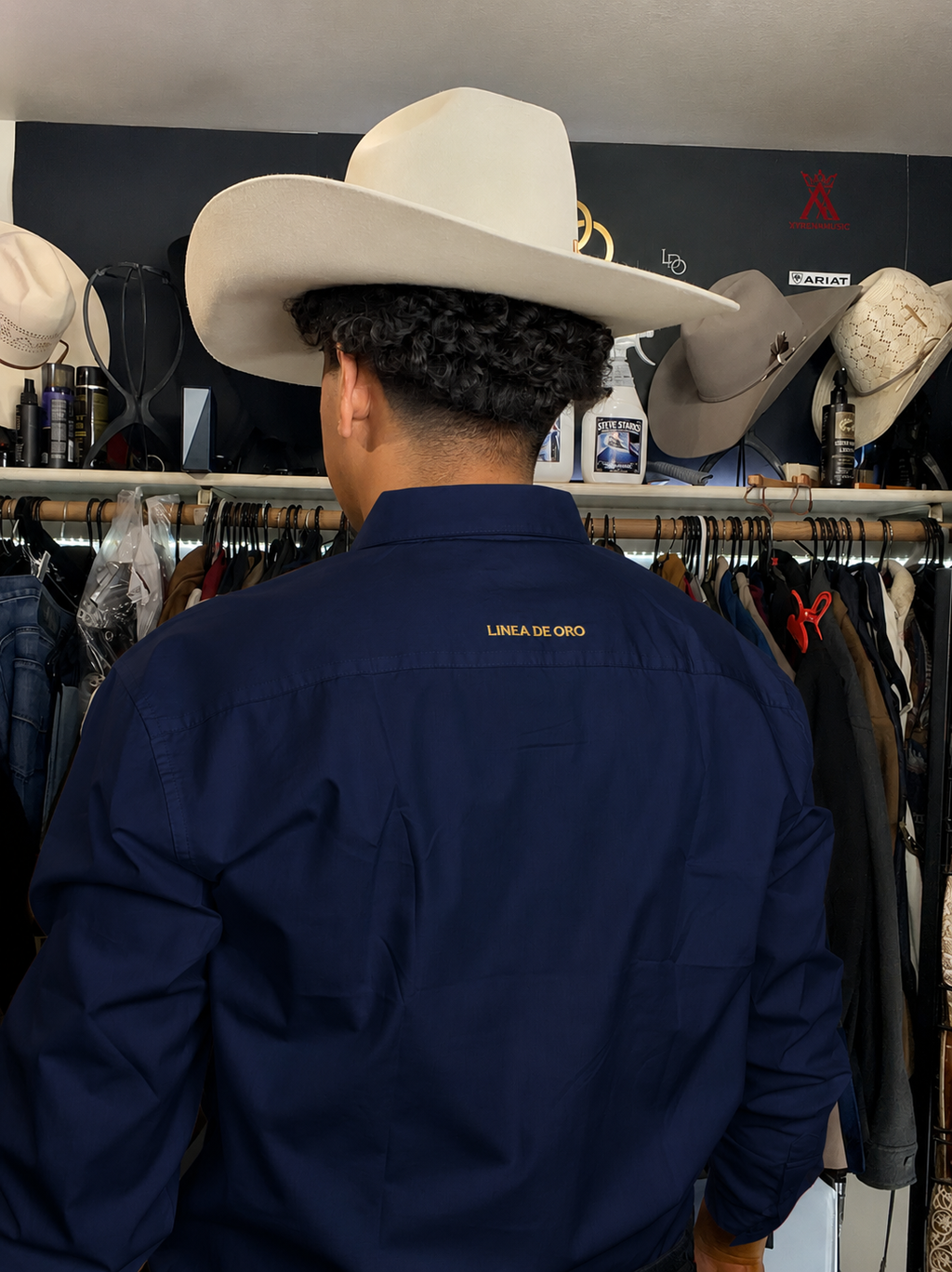LDO Signature Long Sleeve Shirt – NAVY BLUE