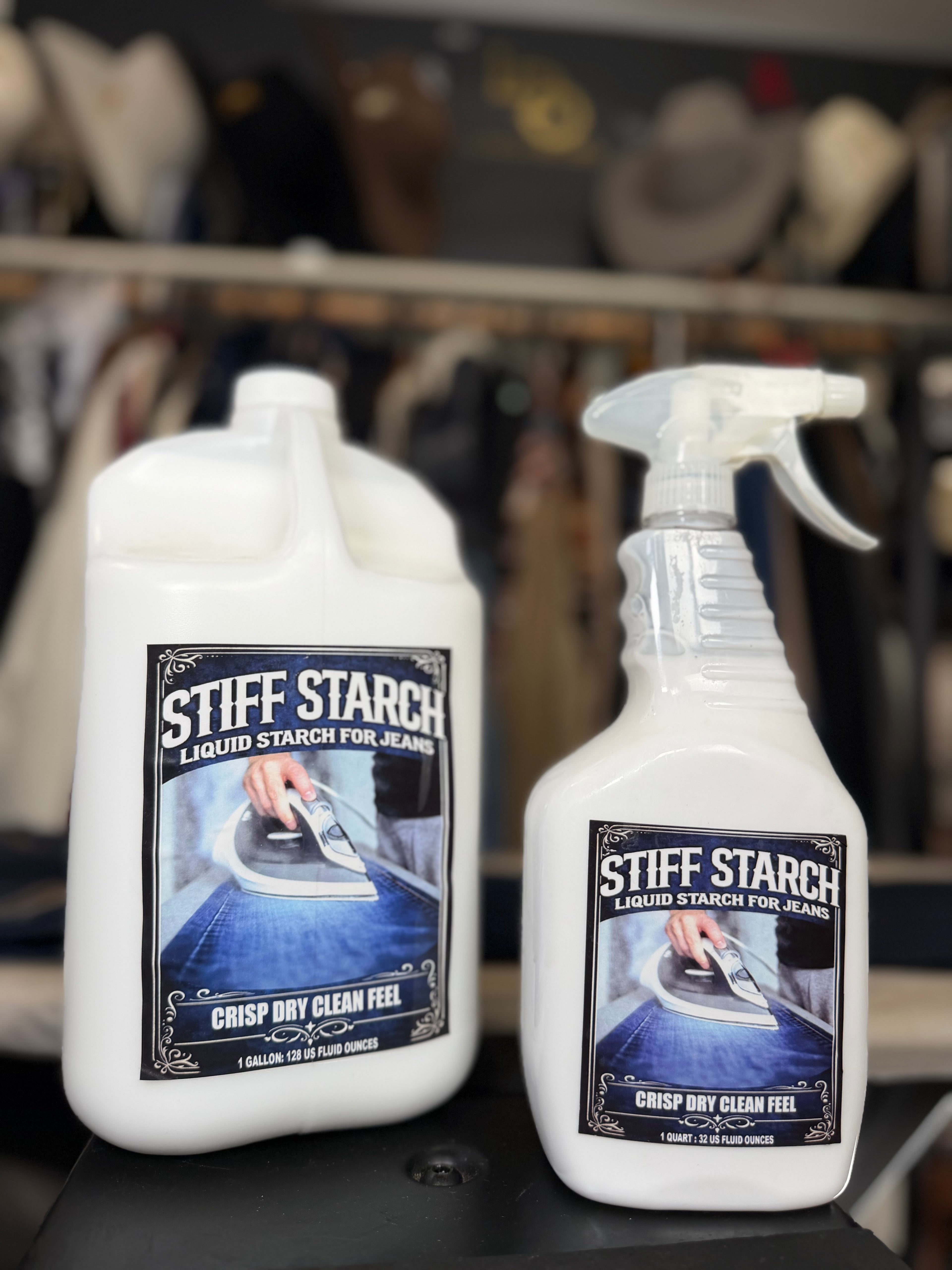 STIFF STARCH - LIQUID STARCH FOR JEANS COMING SOON!!!