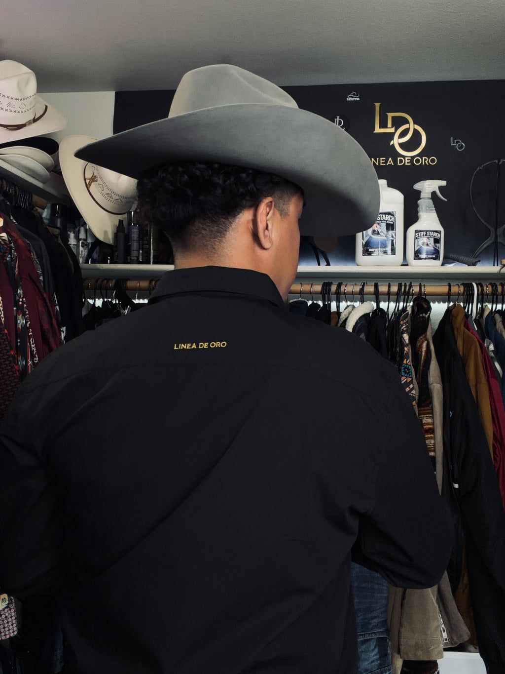 LDO Signature Long Sleeve Shirt – Black